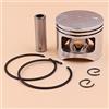 DORFEY Kit pistone for motosega da 45 mm for motore a gas cinese G5200 da 52 cc con anelli perno, anelli elastici, pezzi di ricambio
