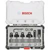 BOSCH ROBERT PRO AEA90114 - Set di 6 frese per arasare/smussare e arrotondare a coda da 6 mm BOSCH-2607017468