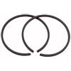 pljYocdO 2 fasce elastiche for pistone da 1,2 mm, 30 mm, 31 mm, 32 mm, 33 mm, 33,3 mm, adatte for motore soffiatore, decespugliatore, tagliabordi, motosega S25(35mm x 1.2mm)