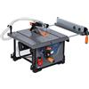 CuisinAid Sega da banco senza polvere da 20,5 cm, sega da banco portatile da banco da 15 Amp, sega da tavolo da 5000 giri/min per cantiere di lavoro, con supporto, bacchetta, per lavorazione del legno, taglio a