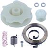 DUANXY Kit di molle per puleggia di avviamento per motosega Poulan PP4218 PP4620AV PPB4018 SM4218AV con molla di rinculo con mozzo, corda di avviamento, bullone con rondella parti di ricambio per