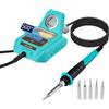 CDIYTOOL Saldatore senza fili per batteria Makita da 18 V, kit di saldatura portatile a riscaldamento rapido, temperatura regolabile, conversione °C/°F per fai da te, riparazione di elettrodomestici, saldatura