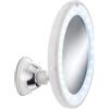 Kleine Wolke 5819114886 Specchio da Trucco LED Flexy Light, Rotondo, Colore: Bianco Neve