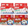 Vape Esche Insetticida Formiche + Scarafaggi - Trappole per Interno ed Esterno - Controllo Infestazioni in Casa e Spazi Aperti (2 Esca formiche + 2 Esca scarfaggi)