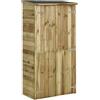 vidaXL Capanno Attrezzi da Giardino Casetta Porta Utensili Deposito da Giardino Arredamento Patio Terrazza Esterni Legno Impregnato