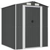vidaXL Tuinschuur 192x191x223 cm gegalvaniseerd staal antracietkleurig