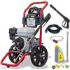 Waspper Idropulitrice a Benzina 200 Bar 2900 PSI, Motore Honda GP160 4.8 HP, Portata 8,5 L/min, Pompa Assiale in Alluminio, Tubo Alta Pressione 7,5 m, per Auto Giardino Patio - WASPPER W2900HA