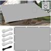 FlySoul Vela Ombreggiante 2.5x3.5M Impermeabile Tenda da Sole per Esterno Vele Ombreggianti Rettangolare Telo Parasole con Fune Occhiellato Protezione UV Tenda a Vela per Giardino balcone Terrazza