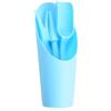 Lapiglo Set di strumenti per trapiantare con pala a secchiello in plastica, trapiantatore, spatola per piante grasse e giardinaggio in serra (blu)