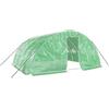 vidaXL Serra con Telaio in Acciaio Verde 20 m² 5x4x2,3 m