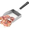 Generico Paletta Per Griglia | Acciaio Inossidabile Paletta Per Griglia Utensile Per Carne - Girante Utensili Da Cucina Per Grigliata Per La Cottura Di Carne E Pasta In Casa Giardino Feste E Uso Commer