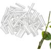 Yoselumin Clip da Innesto per Piante | 100 Pezzi di Tubi in Silicone per Innesti - Manicotto per Innesti | per Serra, Esterno, Giardino, Cortile, ortaggi, Fiori, rotti