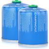 Campingaz Cartuccia gas valvola CV470 Plus, 450 g, butano/propano, confezione da 2