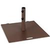 GYMAX Base per Ombrellone da Giardino, Balcone, Spiaggia, Base Stabile e Resistente per Ombrelloni, con Forme Diverse, di Resina, 60 x 60 x 36 cm