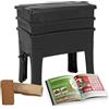 WormBox Vermicompostaggio Worm Café, 2 vassoi I Kit Completo I Grande capacità 64 litri