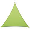 Floordirekt Tenda parasole impermeabile, rettangolare e triangolare, per giardino, terrazza e balcone, resistente ai raggi UV e agli agenti atmosferici (triangolare 3 x 3 x 3 m, verde chiaro)