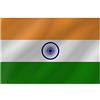 R&F srls Bandiera India Nazionale Tessuto Misura Standard 90 X 150 cm
