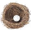 SagaSave Nido di uccelli artificiale con uovo decorativo ghirlanda di vite ramoscello rattan case per uccelli per decorazioni creative fatte a mano pasquali per casa giardino