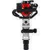 Wulimasun Pali a benzina,T Post Driver 2 Tempi Motore Push Stack Gas Recinzione Jack Hammer 32.7CC Benzina Driver Adatto per Recinzioni stradali E Agricole