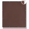 QINGLV Tenda A Vela Rettangolare Ombreggiante 100x150cm Tenda Parasole A Vela Protezione Solare Raggi UV Tenda Vela Da Giardino Per Esterno Giardino Terrazza Balcone Gazebo －Marrone