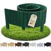 Floranica Bordo Giardino Flessibile 20 x 200 cm Verde scuro Bordi Aiuole Legno Bordura per Giardino Rollborder Palizzata