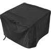Toyvian Copri Stufa Impermeabile Da Esterno Copertura Per Braciere Quadrato Di Copertura Del Pozzo Del Del Tavolo Del Del Braciere Black Tessuto Oxford 210d