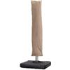 PURPLE LEAF Copertura parasole deportata 221 x 61 cm, copertura protettiva in tessuto poliestere 250 g, protezione UPF 50+, copertura per ombrelloni da giardino con asta e cerniera, beige