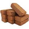 WormBox 9 Blocchi Cocco 650gr | 81 Litri | Naturale 100% Fibra Pura | Substrato di Cocco per Terrario | Terra per Fiori | Terriccio per Semi e Piantagione | Nessun additivo Fertilizzante, PH Neutro