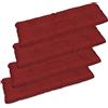 SuperKissen24. Set di 4 Cuscino Lungo per Panchina da Giardino 120x38 cm Resistente e Comodo per Panca da Esterno ed Interno - Rosso Scuro