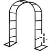 Generic Arco da giardino in metallo resistente, per piante rampicanti, resistente alle intemperie, facile da montare, decorazione per matrimoni all'aperto (1,4 x 2,3 m), perfetto arco per rose per giardino