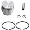 Latuwa Kit di riparazione per pistoni Efco Emak 8350 8355 84000280 074000280B da 40 mm per decespugliatore Efco Emak 8350 8355 8400 8405 8400IC Stark 40 (EFC)