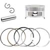 Realman 13101ZH9000 13010-ZE8-601 177F 77mm Pistone Kit per Honda GX270 GXV270 HH928 HS928 Stens 515-450 9HP Coltivatore Generatore Falciatrice Spruzzatore Tiller Pompa Acqua Trimmer Cilindro Motore