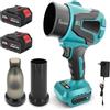 Doramier 2 in 1 Soffiatore a Batteria & Aspirapolvere Senza Fili, Turbo Soffiatore Foglie, 2X3,0 Ah Batteria, Soffiatore Elettrico per Foglie, Neve e Polvere, Forza di Soffiaggio 1,1 kg, 12Kpa