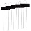 Yundxi 25 Pezzi Etichette per Le Piante in Metallo Impermeabili Etichette da Giardino Cartellini Tag Riutilizzabili (27x9x3cm, Metallo Nero)