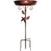 Qkbuza Bagni Per Uccelli Da Esterno | Abbeveratoio Per Uccelli Con Vasca | Decorazione Vintage per Laghetto Osservazione Uccelli Balcone Giardino ed Esterno