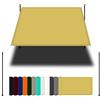 WGLF SUN Telo di ricambio per ombrellone 1.6 x 5.7 m Impermeabile Tenda a Ombreggiante con Occhielli Protezione Raggi UV HDPE Tenda Parasole per Piscina Domestico, Color Crema