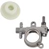 Hujago Pompa dell'olio con vite senza fine per motosega Alpin-a A2500 A305 C25 CJ300 CP300 PS338 SPR255
