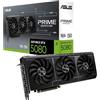 ASUS PRIME NVIDIA GeForce RTX 5080, Scheda Grafica 16 GB GDDR7, 256 Bit, PCIe 5.0, Design a 2,5 Slot, 3 Ventole Assiali, 1 HDMI 2.1, 3 DisplayPort 2,1, Software GPU Tweak III, Nera, PRIME-RTX5080-16G