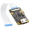 Geekworm Adattatore Raspberry Pi HDMI a CSI CSI-2 C790 | Supporto video e audio | fino a 1080p60fps | per Raspberry Pi 4/3 B+/3B/Pi Zero/CM4