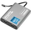 Plugable Technologies USBC-6950M adattatore grafico USB 3840 x 2160 Pixel Argento (Plugable USB-C Dual 4K HDMI Adapter)