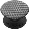PopSockets PopGrip - Supporto e Impugnatura per Telefoni Cellulari e Tablet con Un Top Intercambiabile - Carbonite Weave