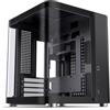 Jonsbo TK-1 2.0 Micro-ATX Case PC Nero - Mini-Tower con design a doppia camera, vetro temperato, supporto per radiatore da 240 mm e USB-C