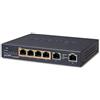Planet GSD-604HP switch di rete Gestito Gigabit Ethernet (10/100/1000) Nero Supporto Power over Ethernet (PoE)