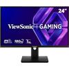 ViewSonic XG24G1 Monitor Gaming 180 Hz, 24 Pollici, 1 ms MPRT, Compatibile con G-Sync, Pannello IPS, HDR 10, Regolabile in Inclinazione e Altezza, Senza Cornice, HDMI 2.0 x 2, DisplayPort