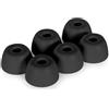 Okuli 6 x Gommini Auricolari in Silicone Ricambio per Google Pixel Buds Pro Auricolari Cuffie in Nero