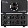 Nobsound 3-IN-1-OUT - Switch audio XLR bilanciato, 3 vie, stereo passivo