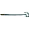 Metronic 450935 Zanca con tassello con fissaggio ad espansione, Supporto Antenna, in acciaio con zincatura elettrolitica, grigio, lunghezza: 50cm