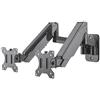 Manhattan Staffa a Muro con Molla a Gas per due Monitor 17-32''