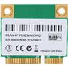 Annadue Scheda Wireless WiFi 6E, Scheda Rete Wireless 5374M WiFi 6E 5G Tripla Banda Gigabit 6GHz Scheda WiFi PCB, con Porta Mini PCIE per Laptop, Plug And Play