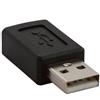 Manhattan USB/mini USB MF USB A mini USB B Nero